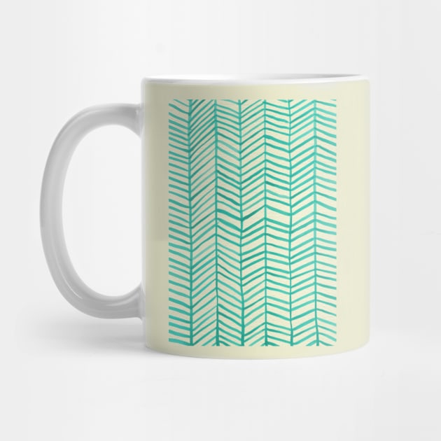 Herringbone Mint by CatCoq